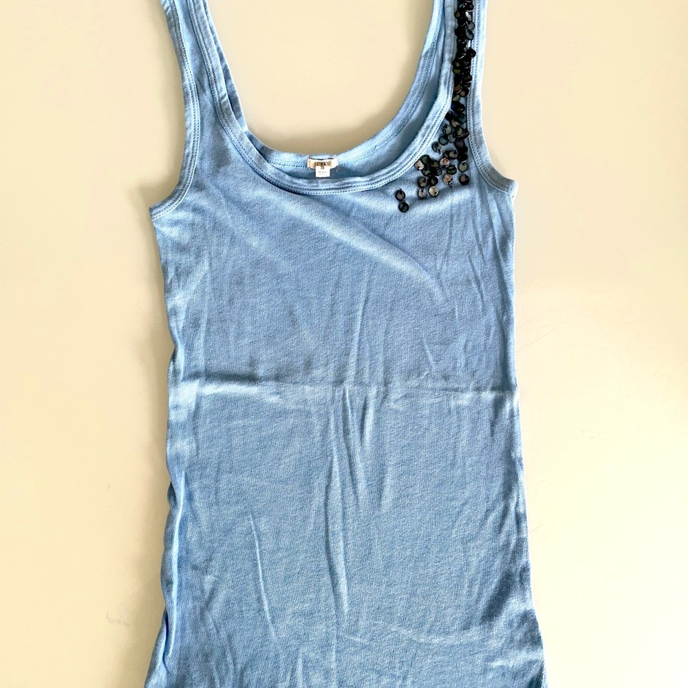 J. Crew bead embellished tank top